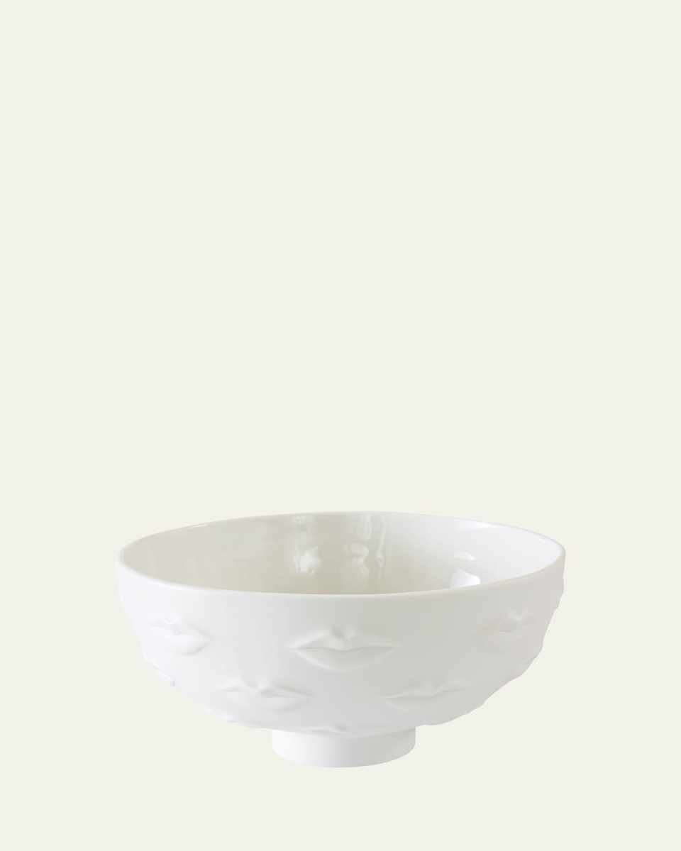 Gala Lips White Bowl